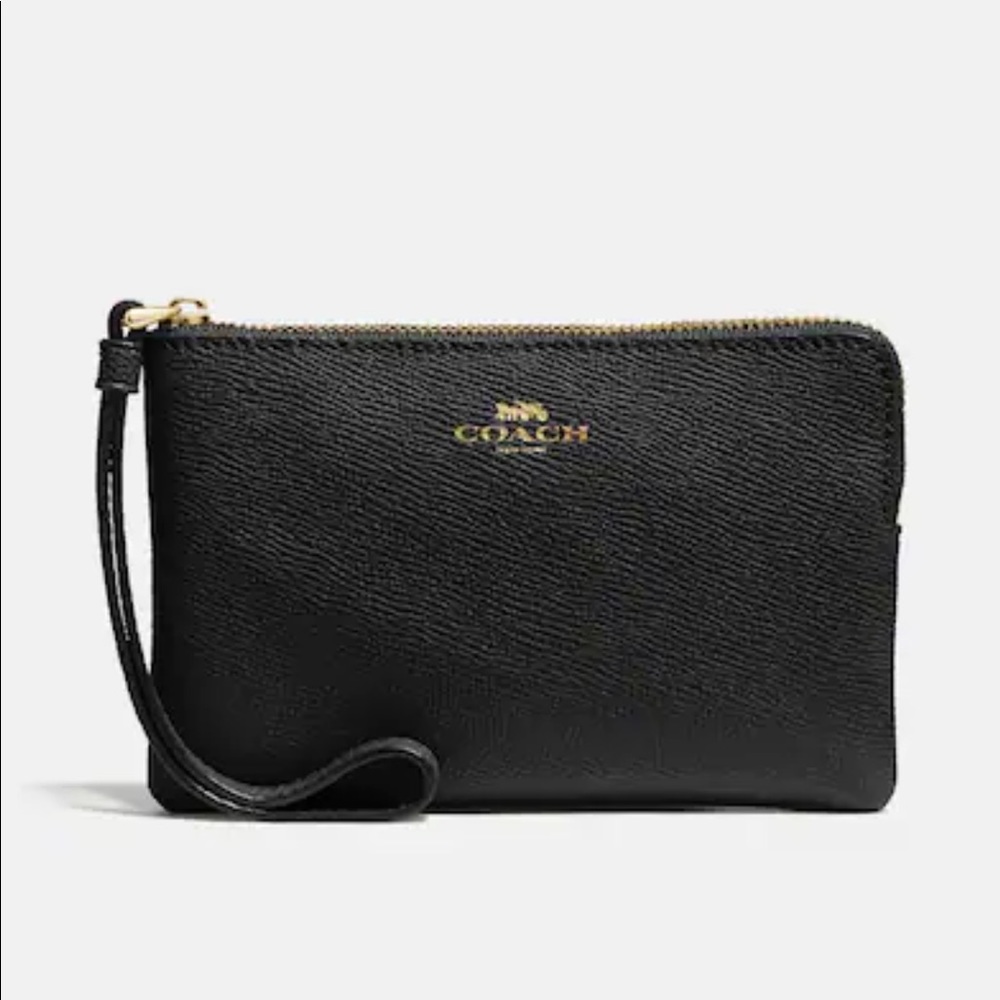 Women’s Coach Black Wristlet